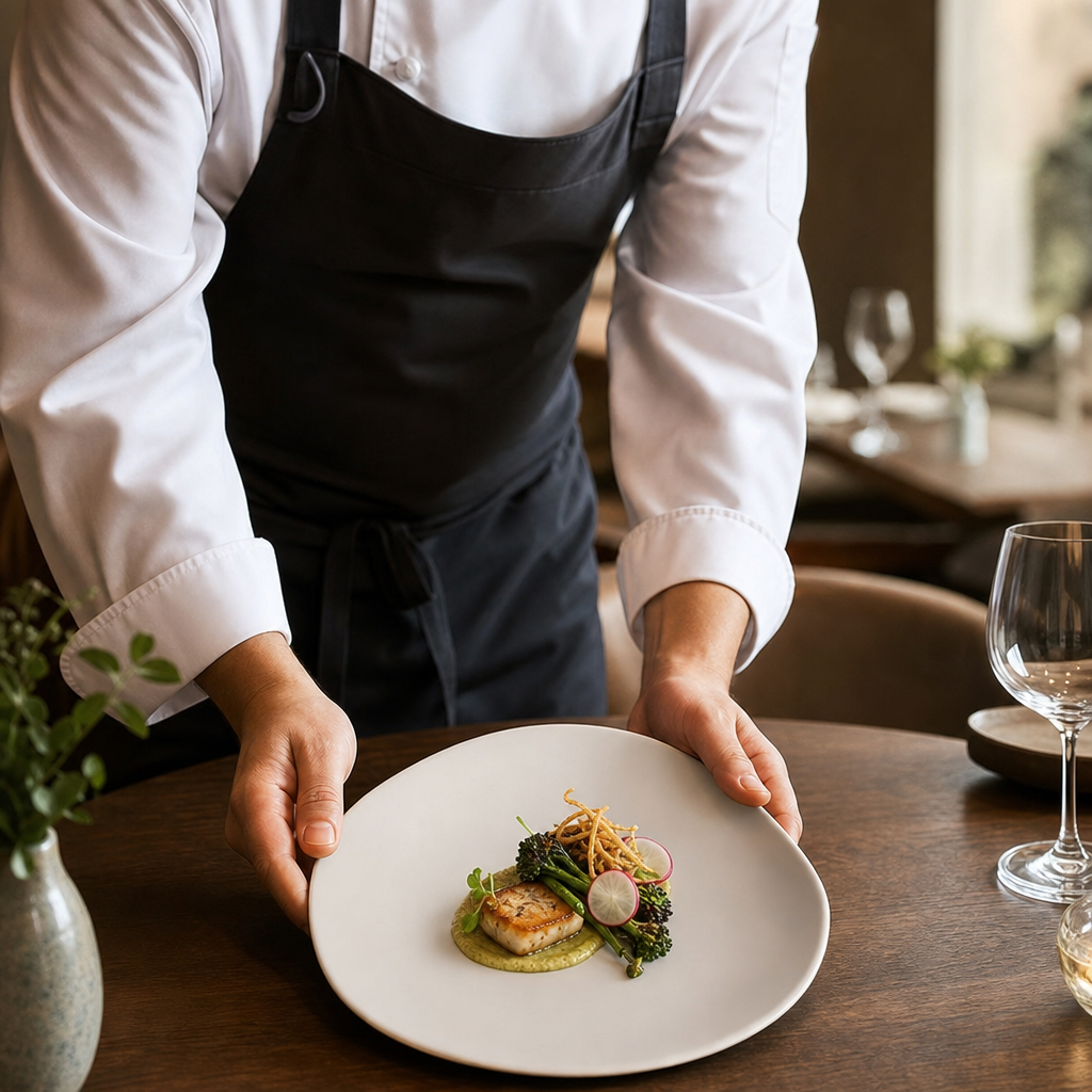 Plates 305mm Porcelain for Casual Dining (Pack of 12)
