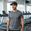 Polyester Black Cool Vent Baseball Cap for Comfortable Wear