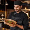 Wooden Oval Bowl 190x255mm for Food Presentation