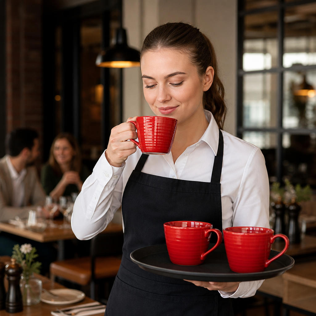 Snug Mugs 341ml Stoneware for Bistros & Cafés (Pack of 6)