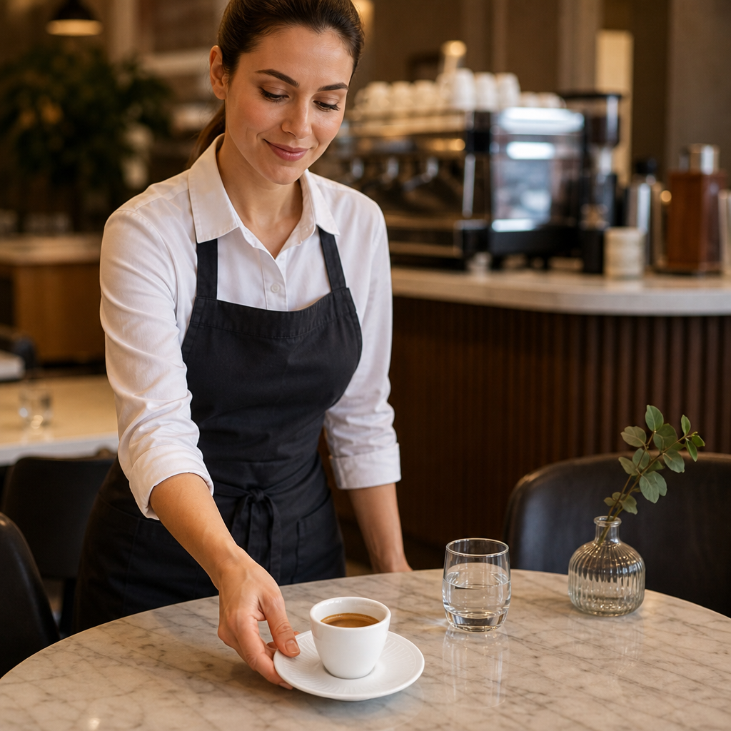 Espresso Saucers 118mm Vitrified Ceramic for Cafés (Pack of 12)