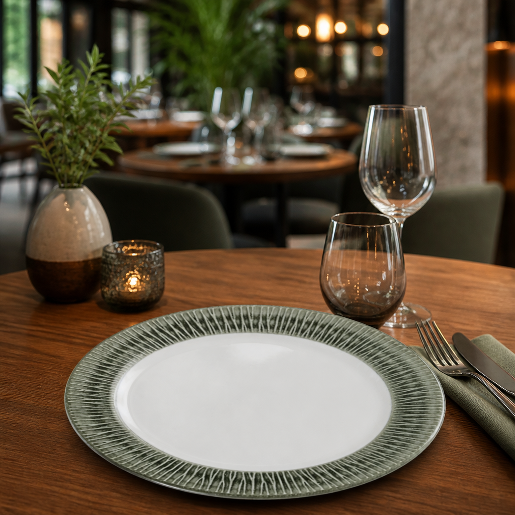Plates 167mm Ceramic for Restaurants & Hospitality (Pack of 12)