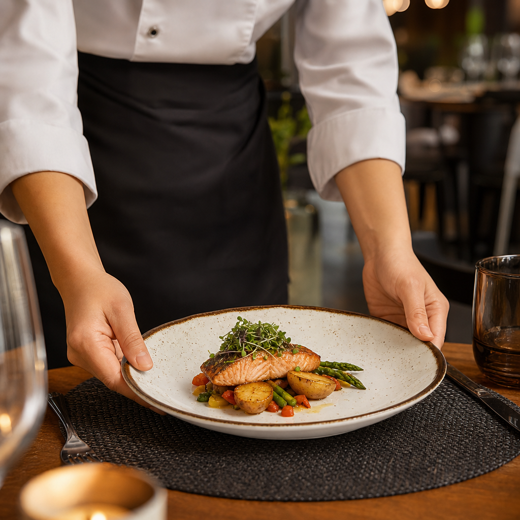 Deep Plate Rustic Charm 245mm Melamine for Catering