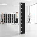 Powder Coated Steel Lockers 300mm Deep for Secure Storage