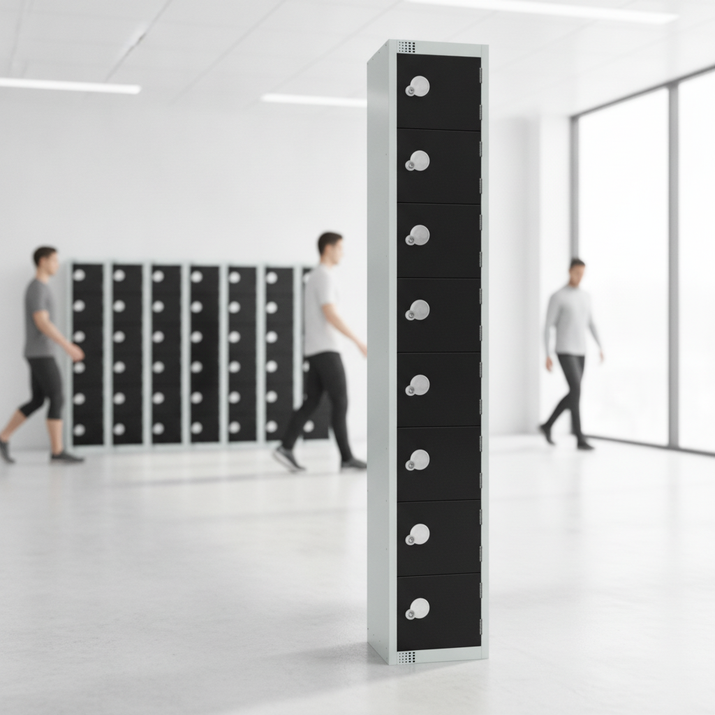 Powder Coated Steel Lockers 300mm Deep for Secure Storage