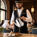 Stainless Steel Arabian Coffee Pot 700ml for Busy Cafés