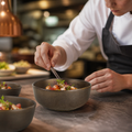 Deep Bowls 100mm Stoneware for Creative Plating (Pack of 12)