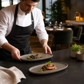 Oval Platters 300x180mm Stoneware for Contemporary Dining (Pack of 2)