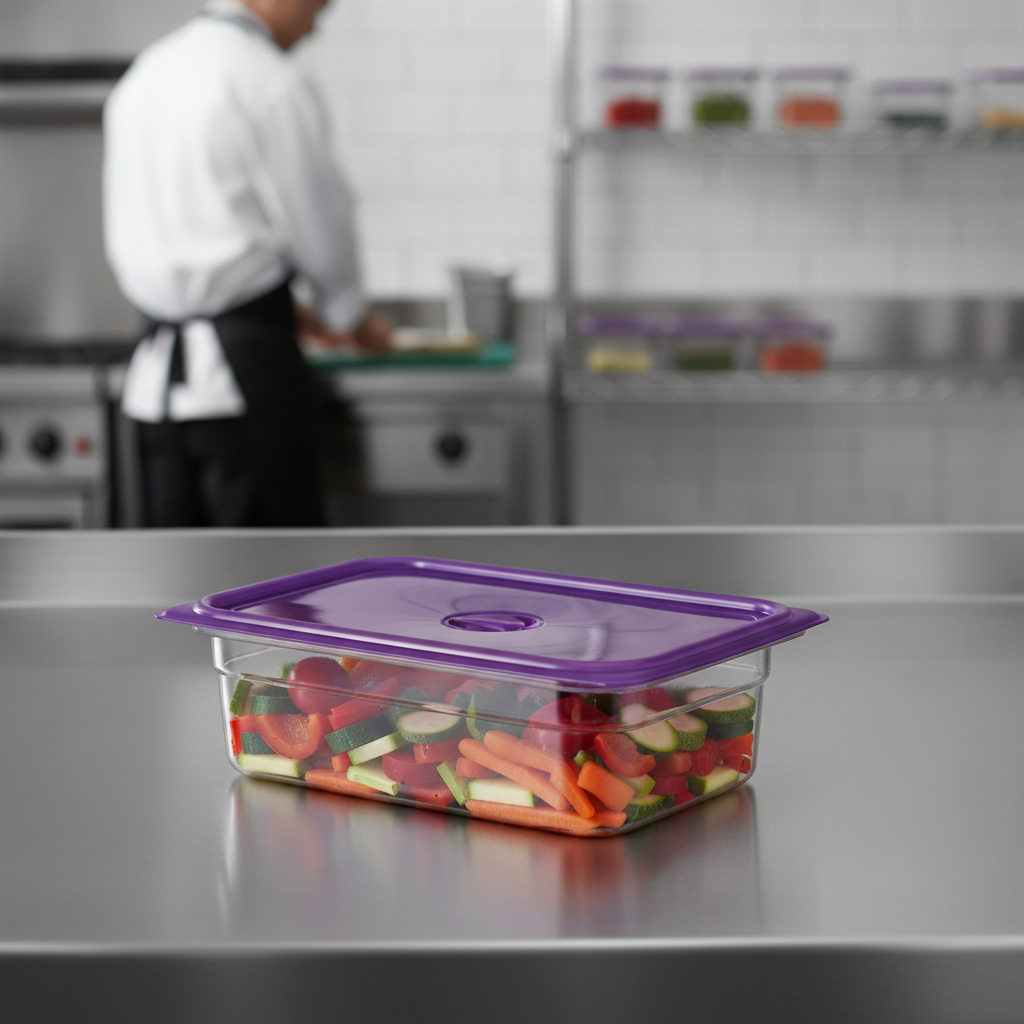 Polypropylene Seal Lid for 1/3 GN Containers for Food Safety