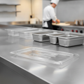 Copolymer Gastronorm Food Tray Lid with Handle for Commercial Kitchens