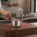Stainless Steel Mini Saucepan 70mm for Food Presentation