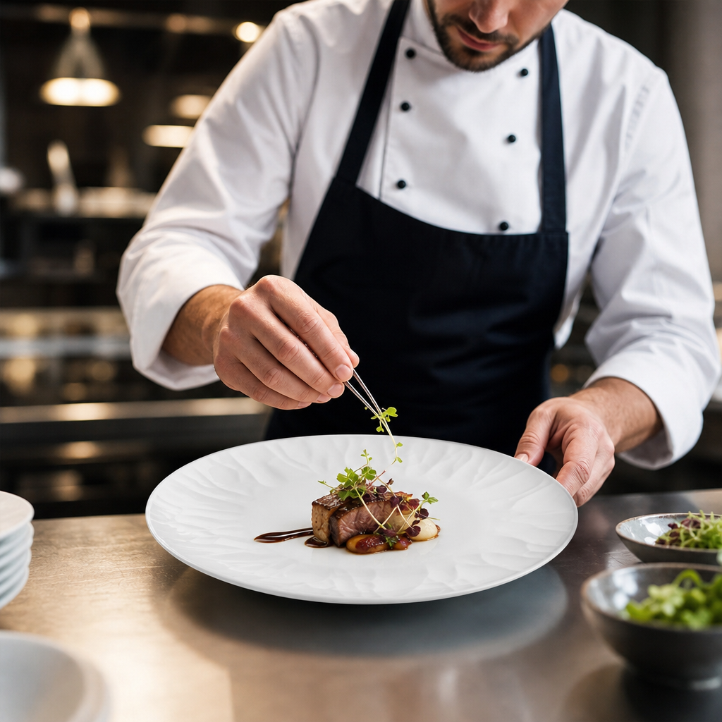 Coupe Plates 279mm Porcelain for Fine Dining (Pack of 12)