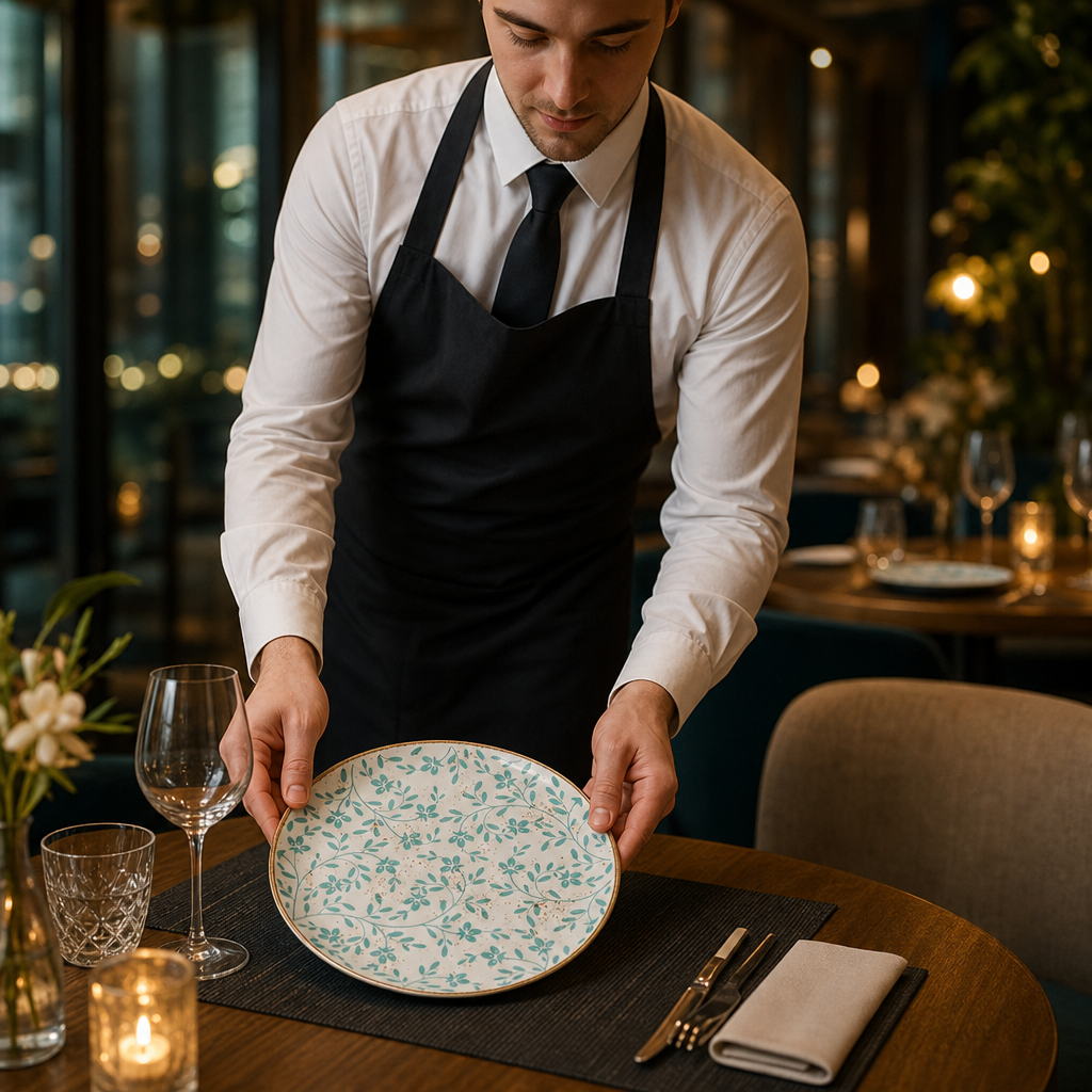 Coupe Plates 252mm Aqua Vitrified Ceramic for Elegant Table Settings (Pack of 12)