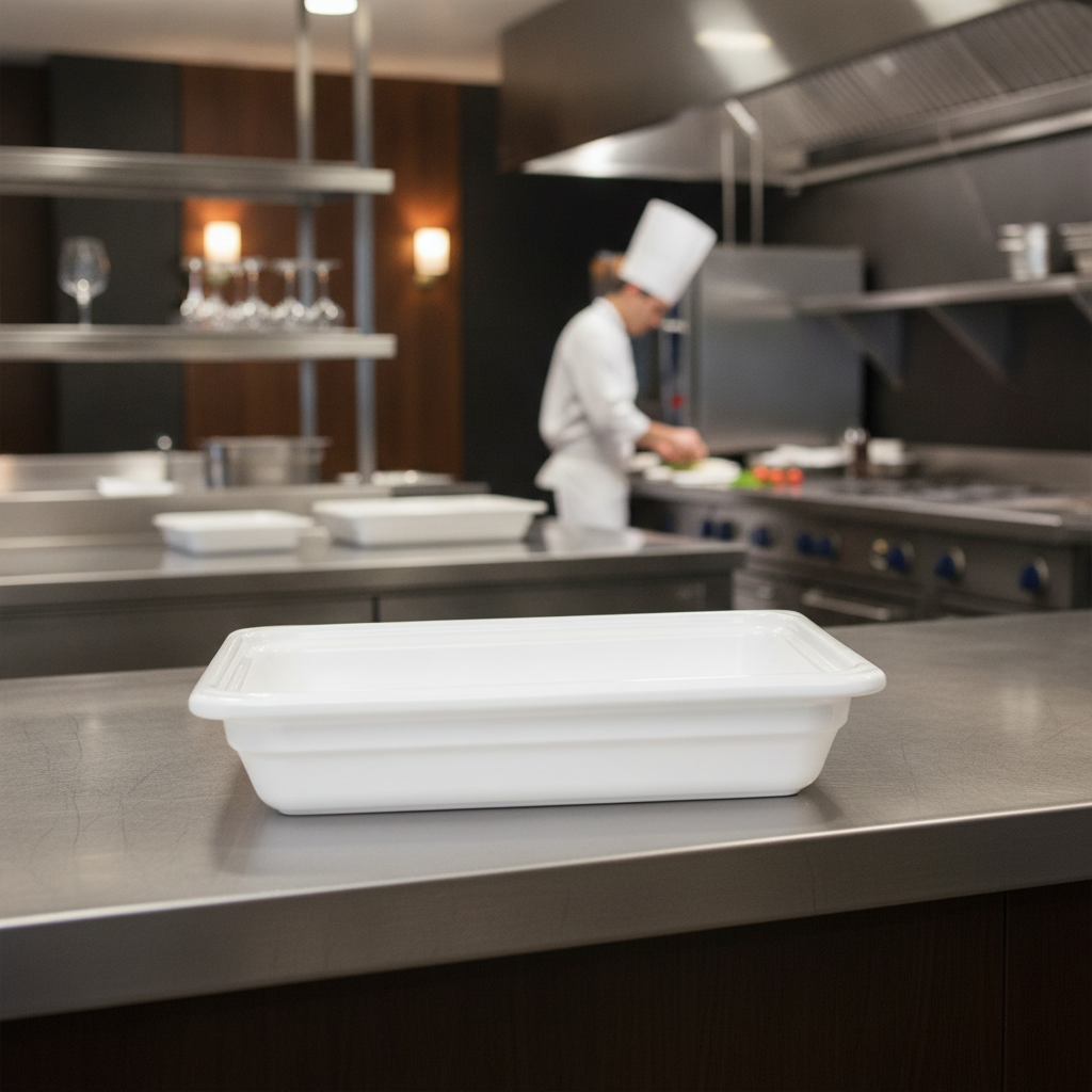 Ceramic Gastronorm Dish 3.1L for Professional Foodservice