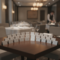 Stainless Steel Table Numbers 21-30 34x50mm for Efficient Table Management