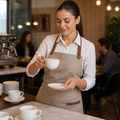 Porcelain Cappuccino Cups 227ml for Coffee Shops (Pack of 12)