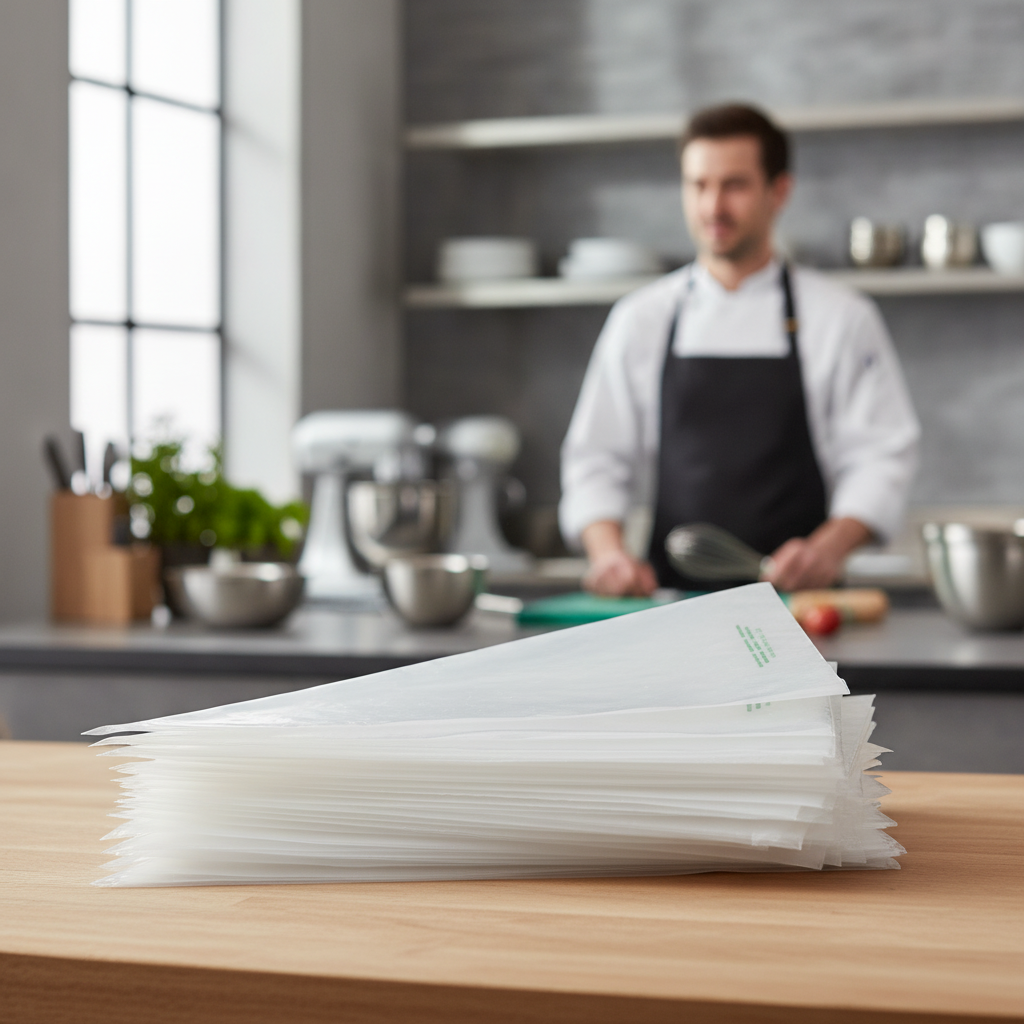 Biodegradable Compostable Piping Bag 530x270mm for Eco-Friendly Kitchens (Pack of 72)