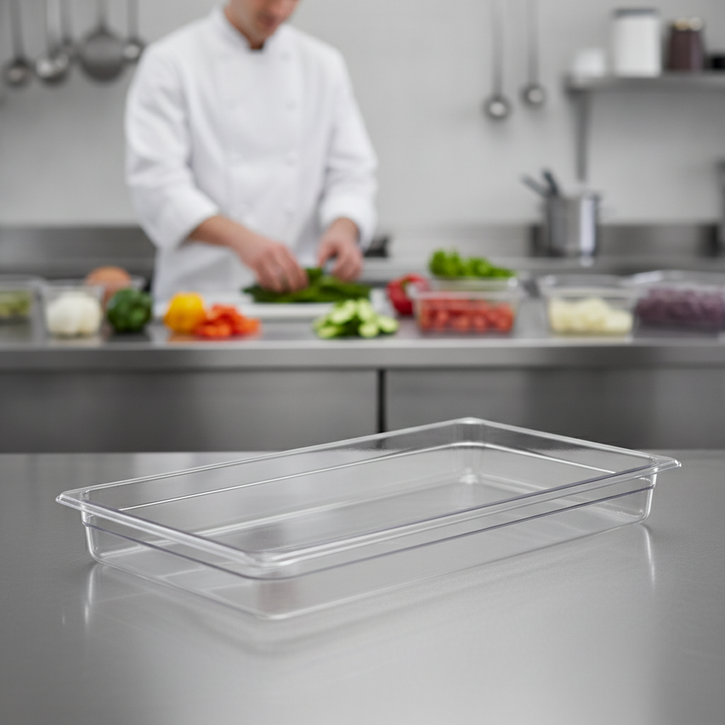 Copolymer Gastronorm Food Tray 1L for Food Storage & Service