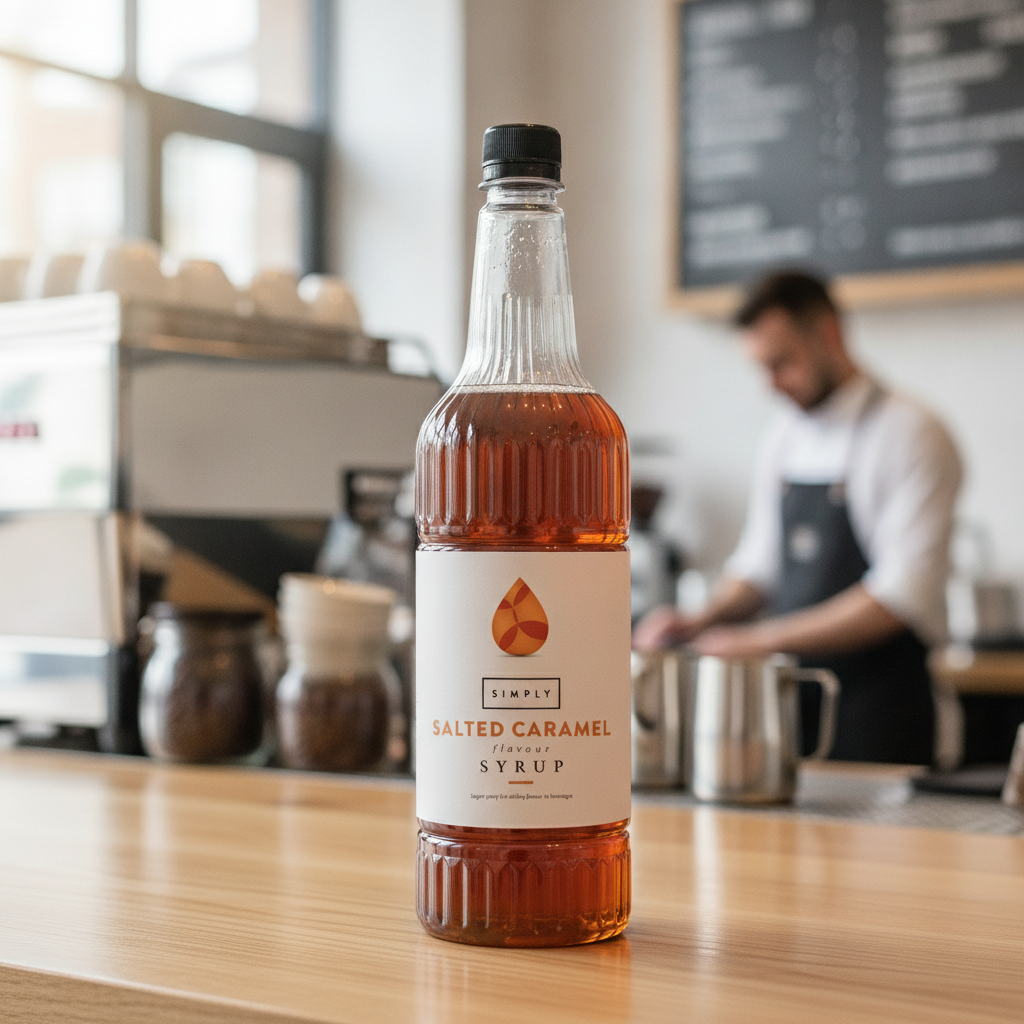 Salted Caramel Syrup 1L for Coffee Shops & Cafés