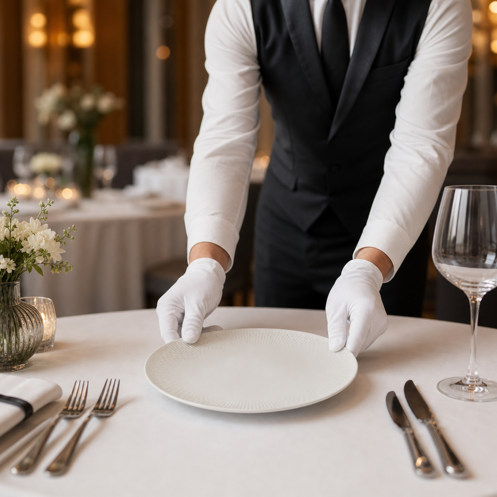 Coupe Plates 240mm Fine China for Elegant Table Settings (Pack of 6)