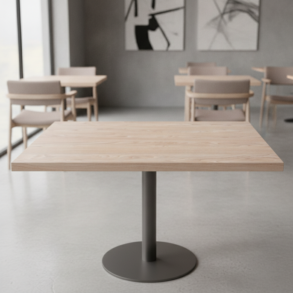 High Density Woodchip Rectangular Table Top 1100x700mm for Indoor Venues