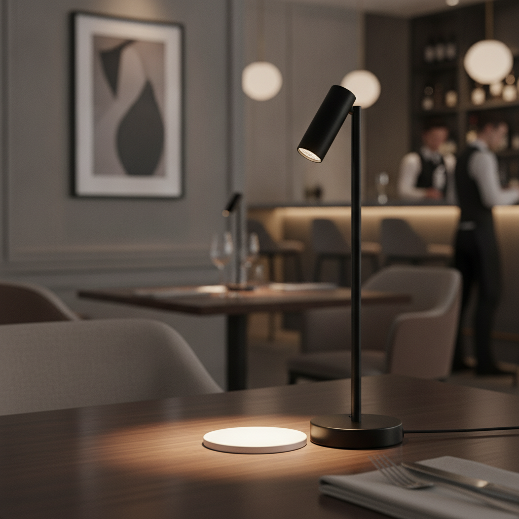 Metal Adjustable Table Lamp 100mm for Living Rooms & Bedrooms
