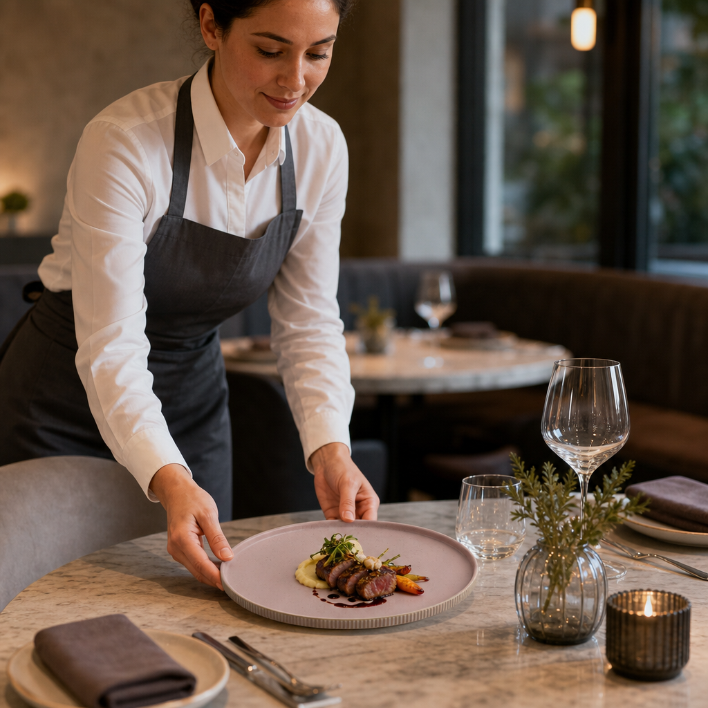 Plates 270mm Stoneware for Modern Dining Spaces (Pack of 6)