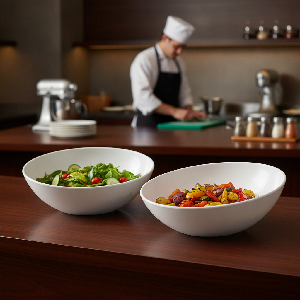 Melamine Buffet Bowls 4.5L for Catering & Hospitality (Pack of 2)