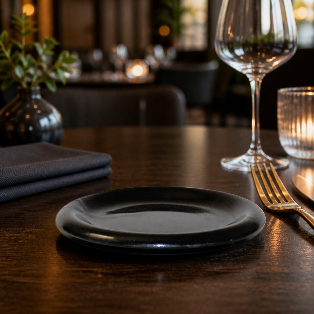 Round Cover Plates 146mm Porcelain for Event Dining (Pack of 6)