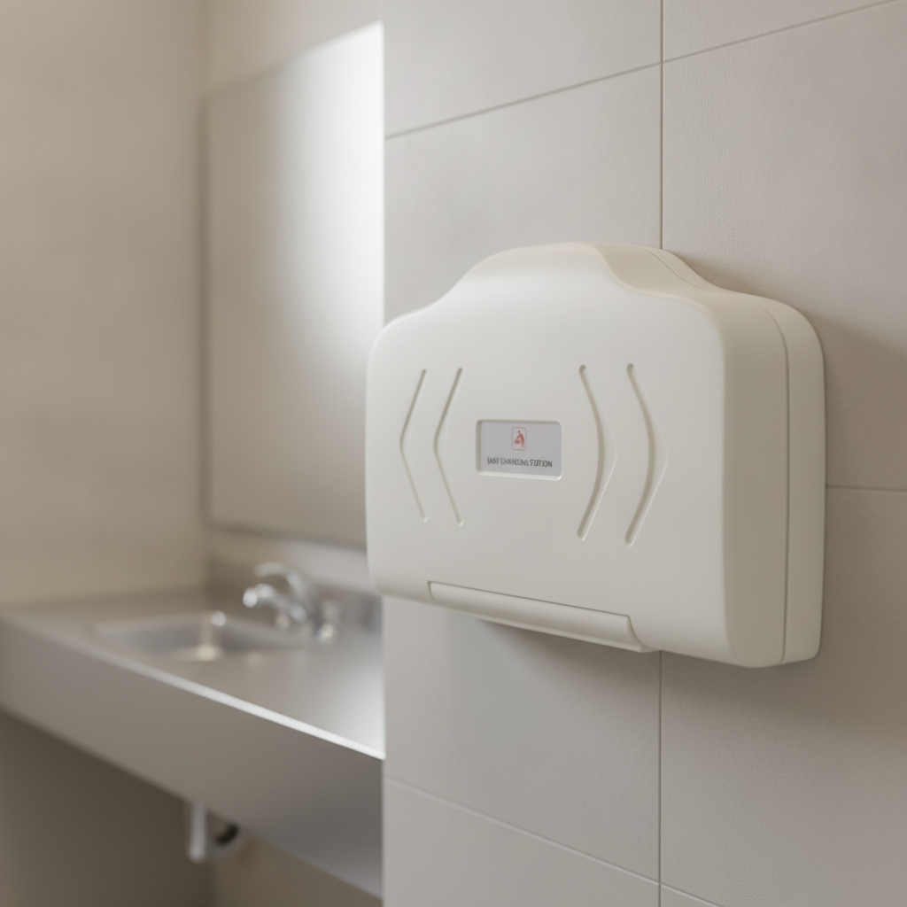 HDPE Horizontal Changing Station for Parent-Friendly Spaces