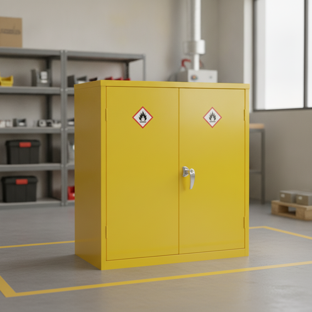 Steel Hazardous Substance Cabinet 30L for Workplace Safety
