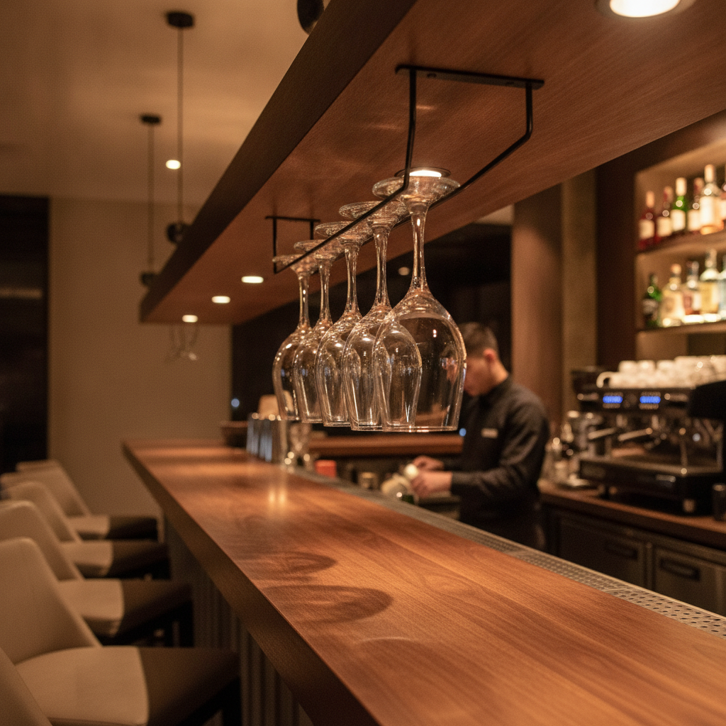 Wire Wine Glass Rack 406mm for Bars & Restaurants