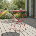 Powder-Coated Steel Round Table 600mm for Indoor & Outdoor Use