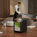 Plastic Black Napkin Dispenser 148x124mm for Easy Access (Pack of 1)