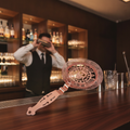 Stainless Steel Copper Plated Skull Throwing Strainer 193mm for Bars & Pubs