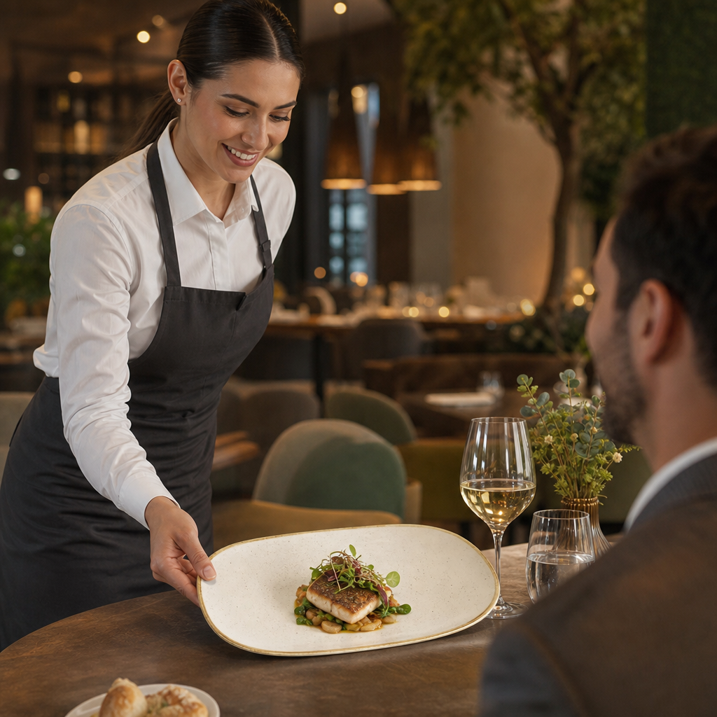 Oblong Plates 260x150mm White Vitrified Ceramic for Hospitality Use (Pack of 12)