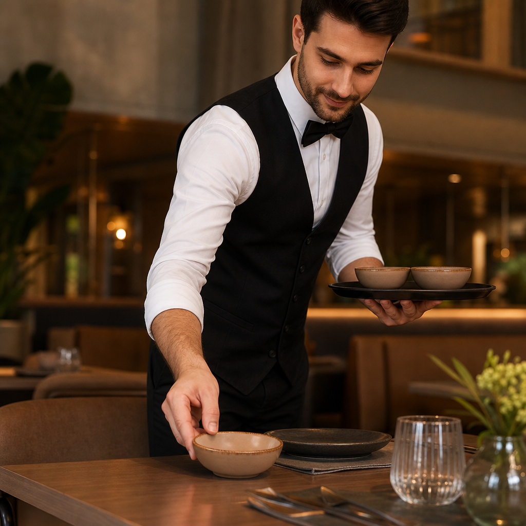 Tasters Bowls 130mm Mustard Porcelain for Dining Experiences (Pack of 12)