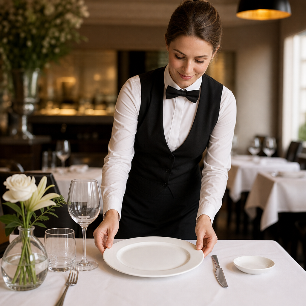 Plates 270mm Bone China for Hotels & B&Bs (Pack of 6)