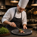 Coupe Plates 288mm Black Vitrified Ceramic for Creative Chefs (Pack of 12)