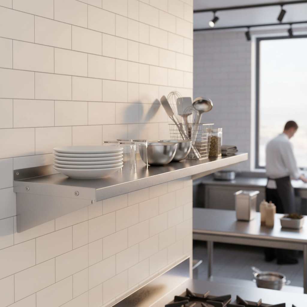 Stainless Steel Kitchen Shelf 1500mm for Extra Storage