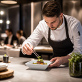 Square Bowl 100mm Porcelain for Fine Dining (Pack of 12)