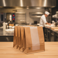 Compostable Paper Bread Bags 266x215mm for Bakery Items (Pack of 1000)