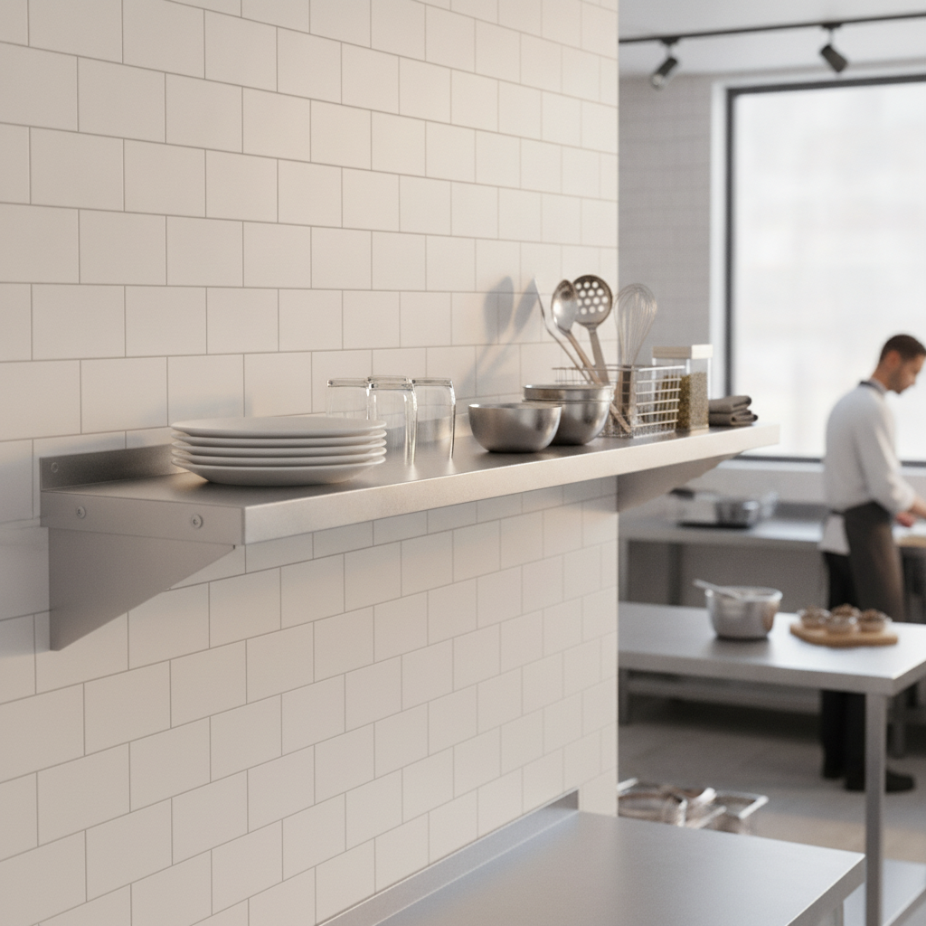 Stainless Steel Kitchen Shelf 1500mm for Extra Storage