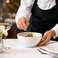 Monaco White Porcelain Bowls 130mm for Fine Dining - Pack of 12