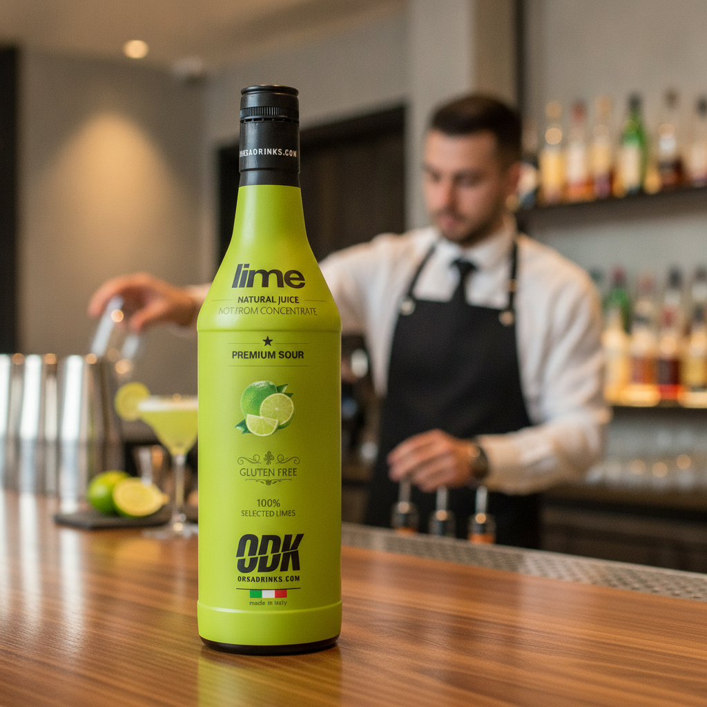 Polyethylene 100% Lime Juice 750ml for Cocktails & Smoothies