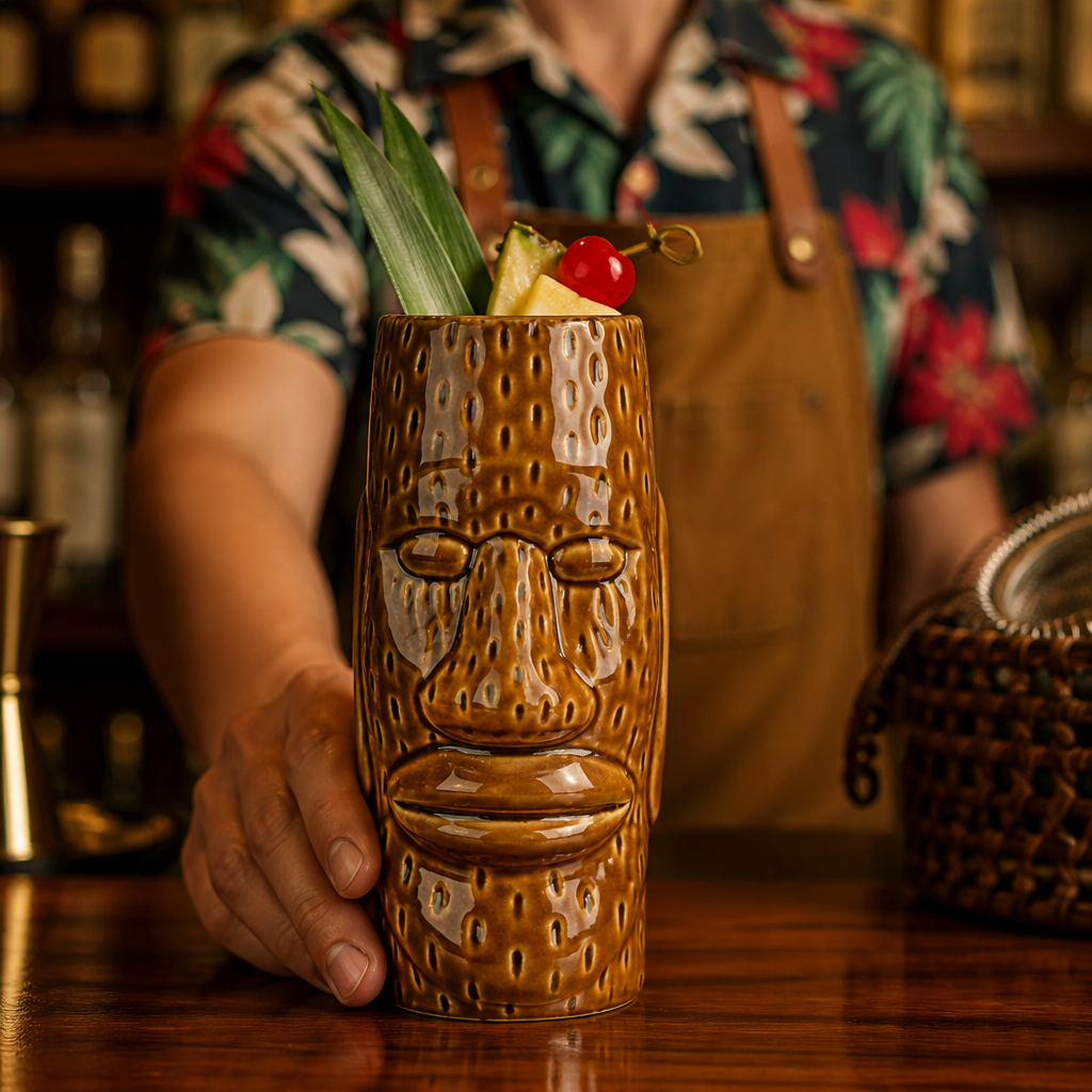 Ceramic Tiki Mug 450ml for Themed Parties