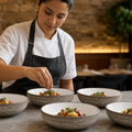Relief Bowls 140mm Stoneware for Contemporary Dining (Pack of 6)