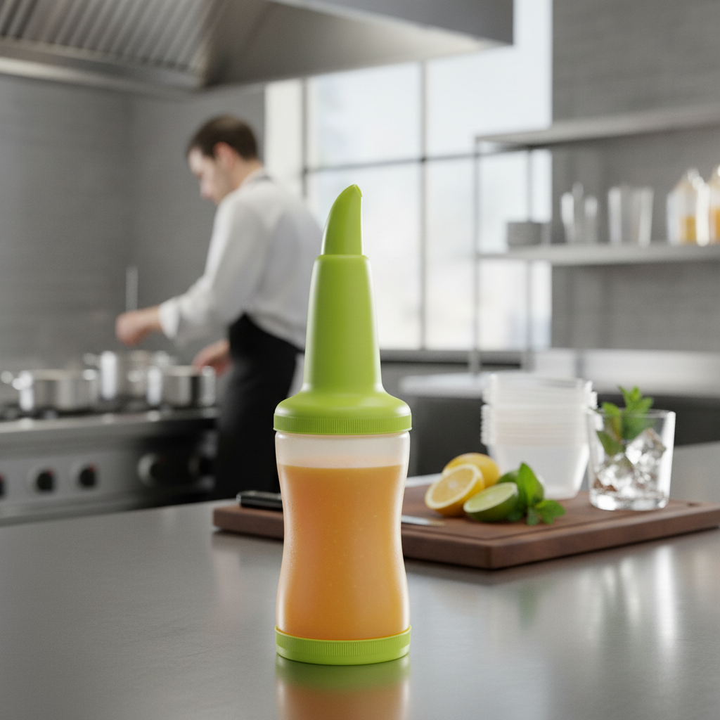 Durable Plastic Juice Pourer 1.08L for Busy Bars
