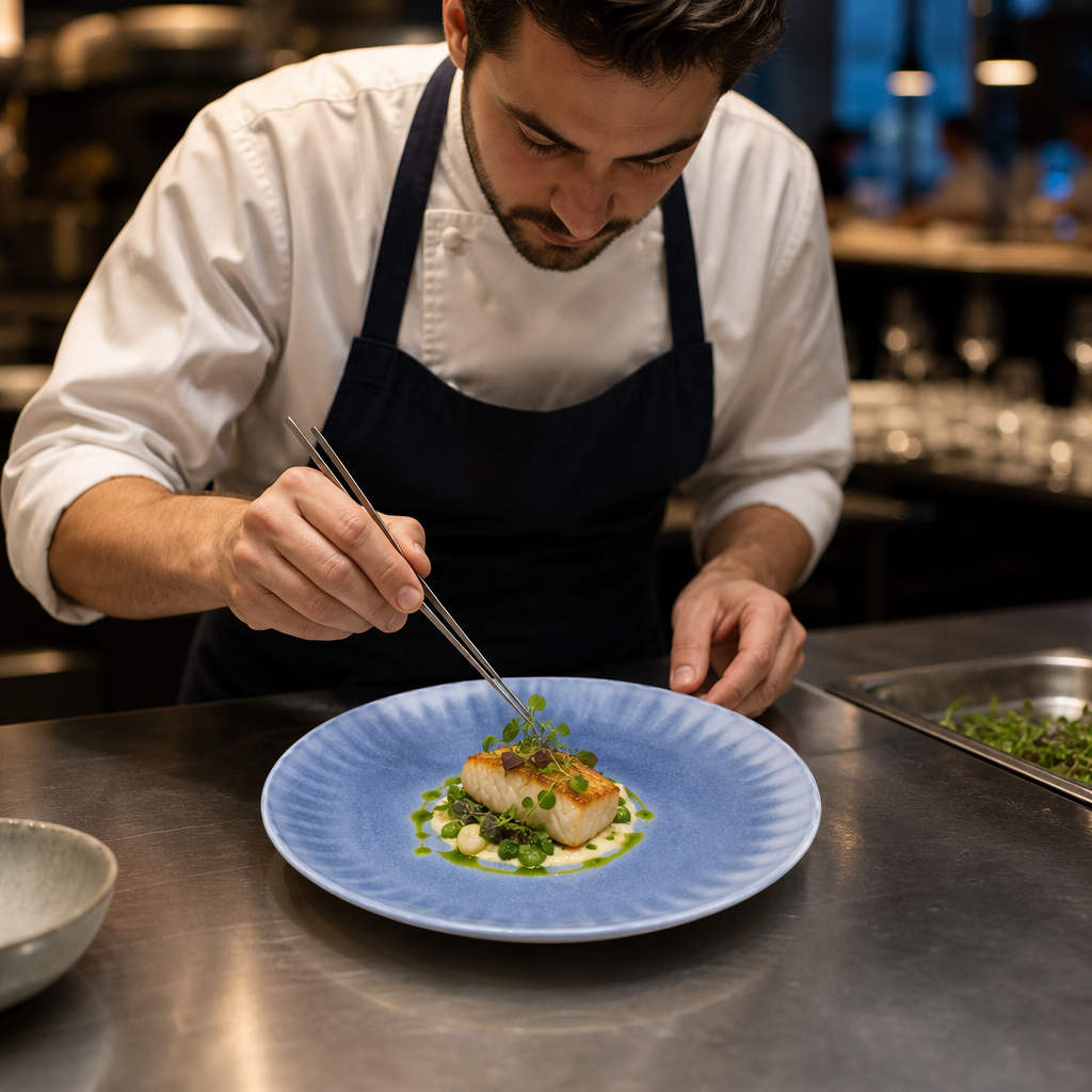 Plates 280mm Porcelain for Creative Chefs (Pack of 6)