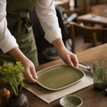 Alumina Trays Olive 240mm Vitrified Ceramic for Casual Dining (Pack of 12)